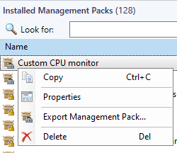 Export Management Pack